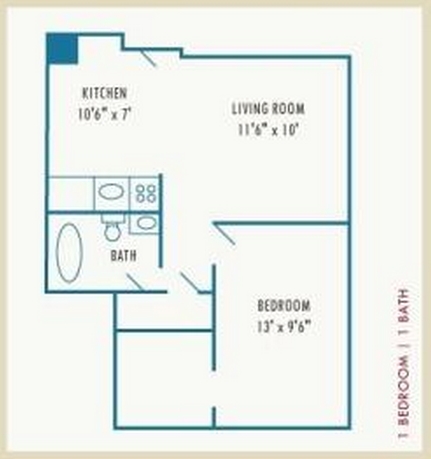 1BR/1BA - HADLEY PARK APARTMENTS