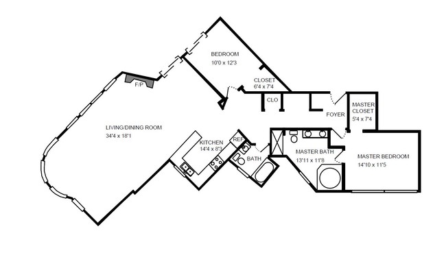 Floorplan - 1800 Milwaukee