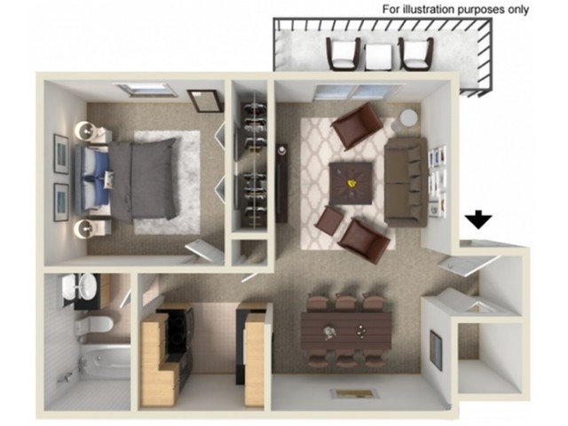 Floorplan - Valley York Apartments