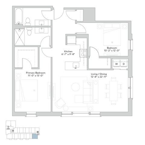 Floorplan - 520 E Armour
