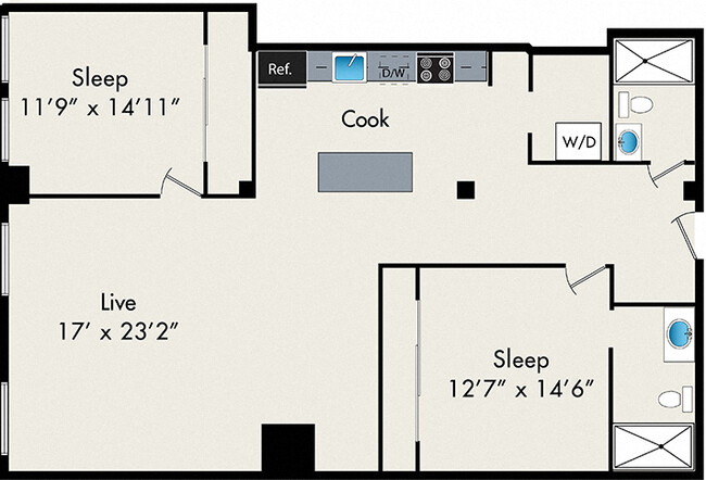 Floorplan - The Lofts at Gin Alley