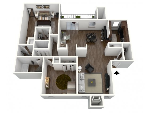 Floorplan - Bent Oaks Apartments