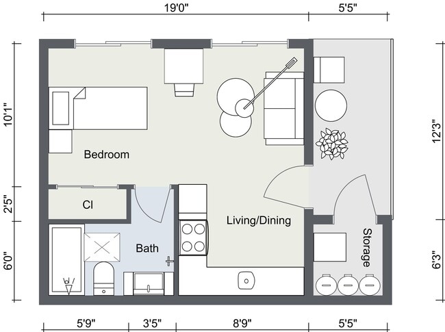Floorplan - The Leland I