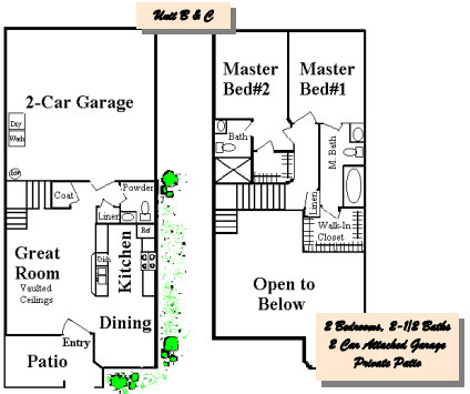 Floorplan - Sandpiper Townhomes