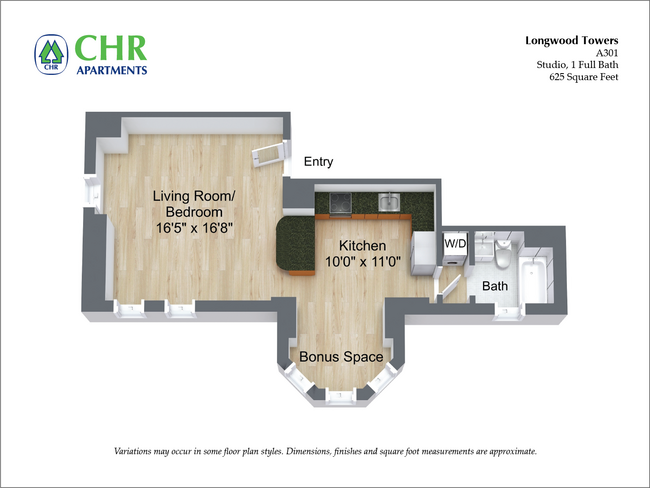 Floorplan - Longwood Towers