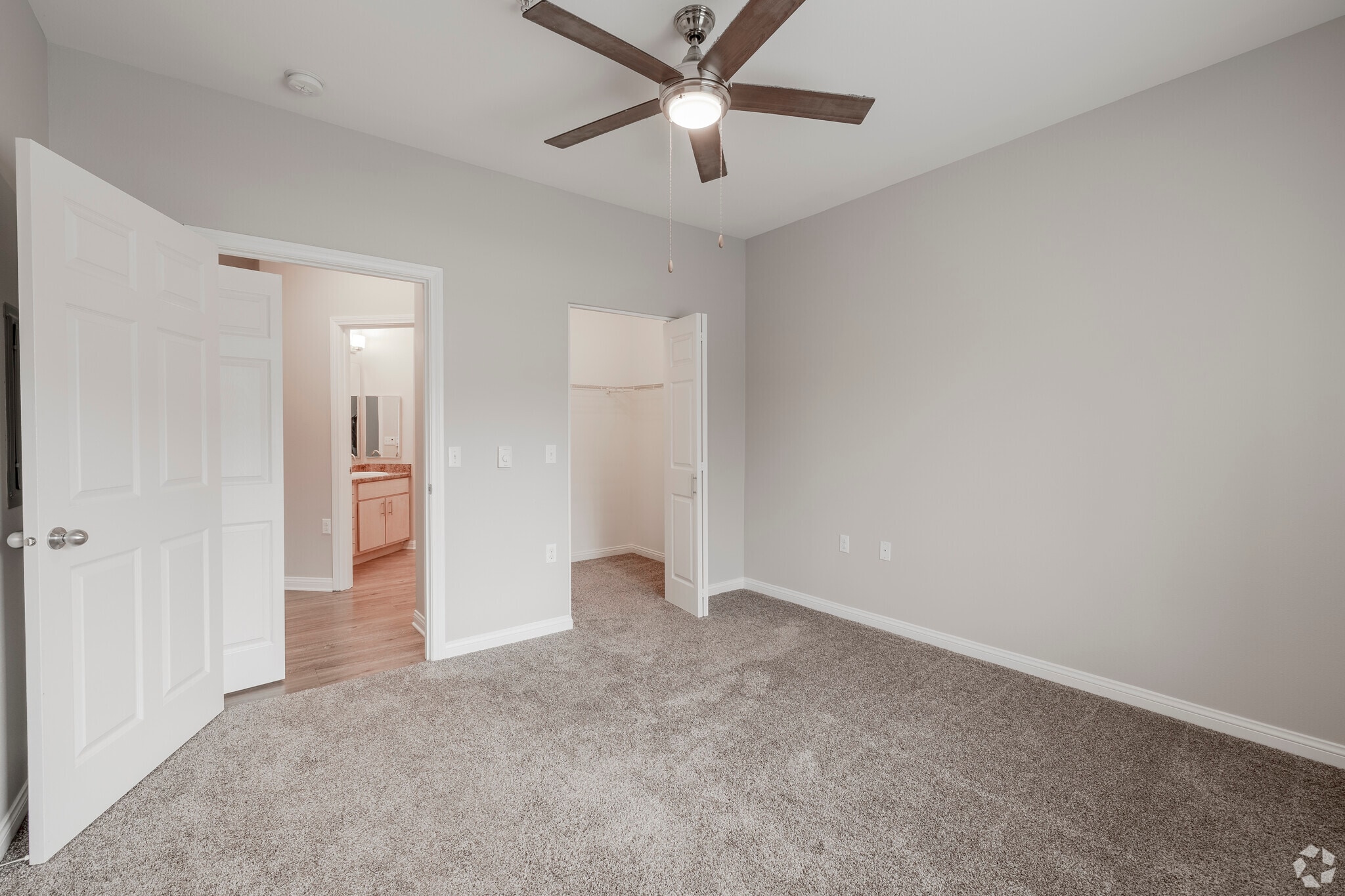 The Birch - Primary Bedroom *1BR, 1BA - 903SF - Bedroom - Woodland