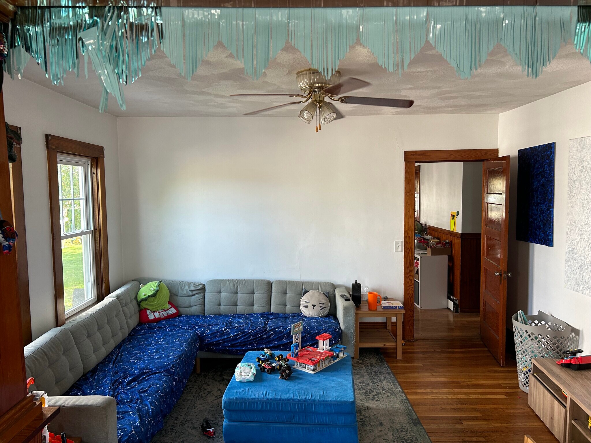 Half of double parlor living room - 221 Market St