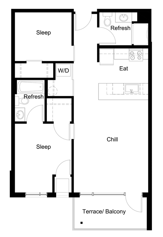 Floorplan - Outfield Ball Park Lofts