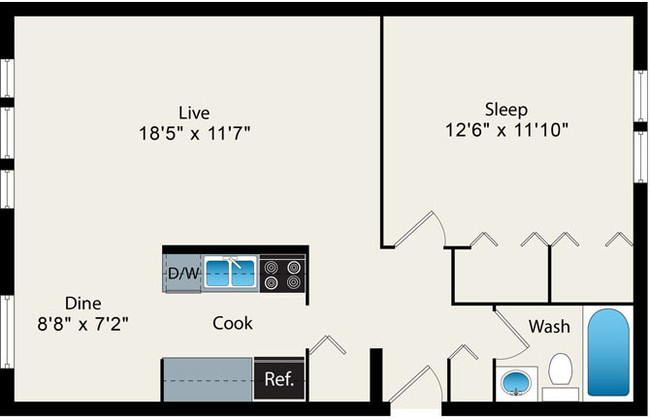 Floorplan - Reside at 2727