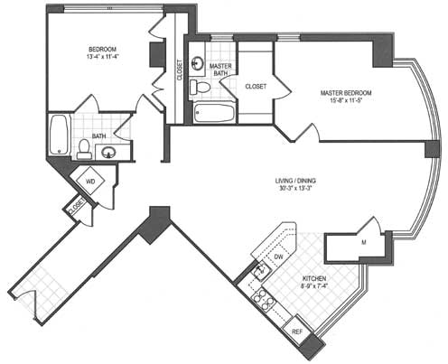 Floorplan - The Prime at Arlington Courthouse