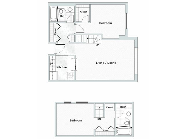 Floorplan - Oak Park City Apartments