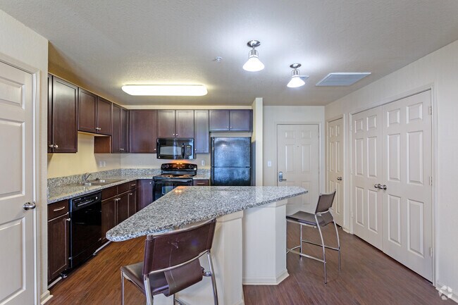 1BR, 1BA-654 SF, Kitchen - GrandMarc at Tallahassee