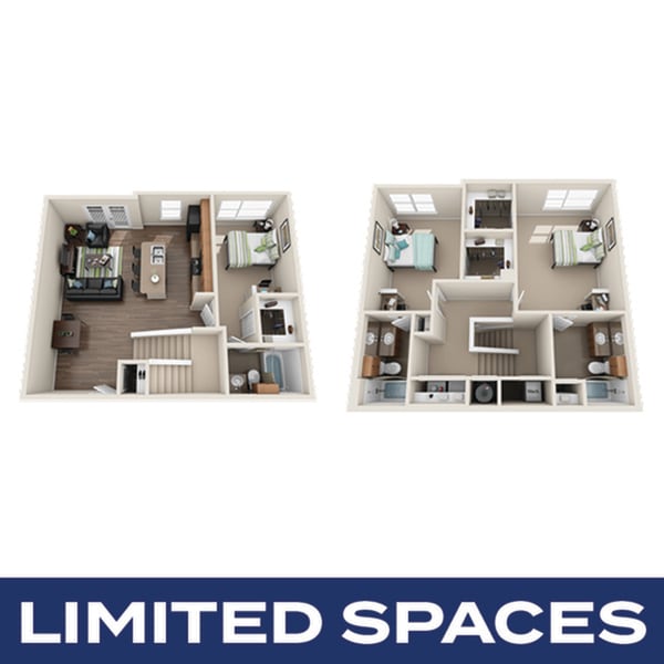 3 x 3 Townhouse - Limited Spaces - The Lex