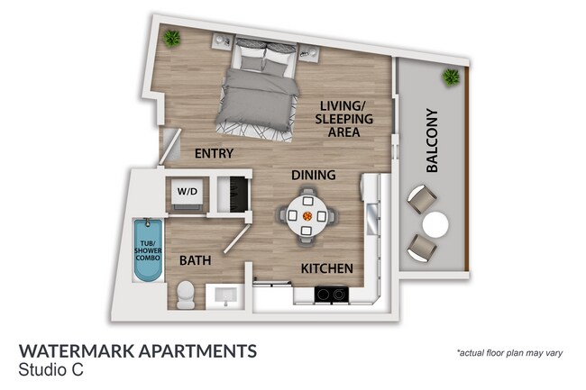 Floorplan - Watermark Apartments