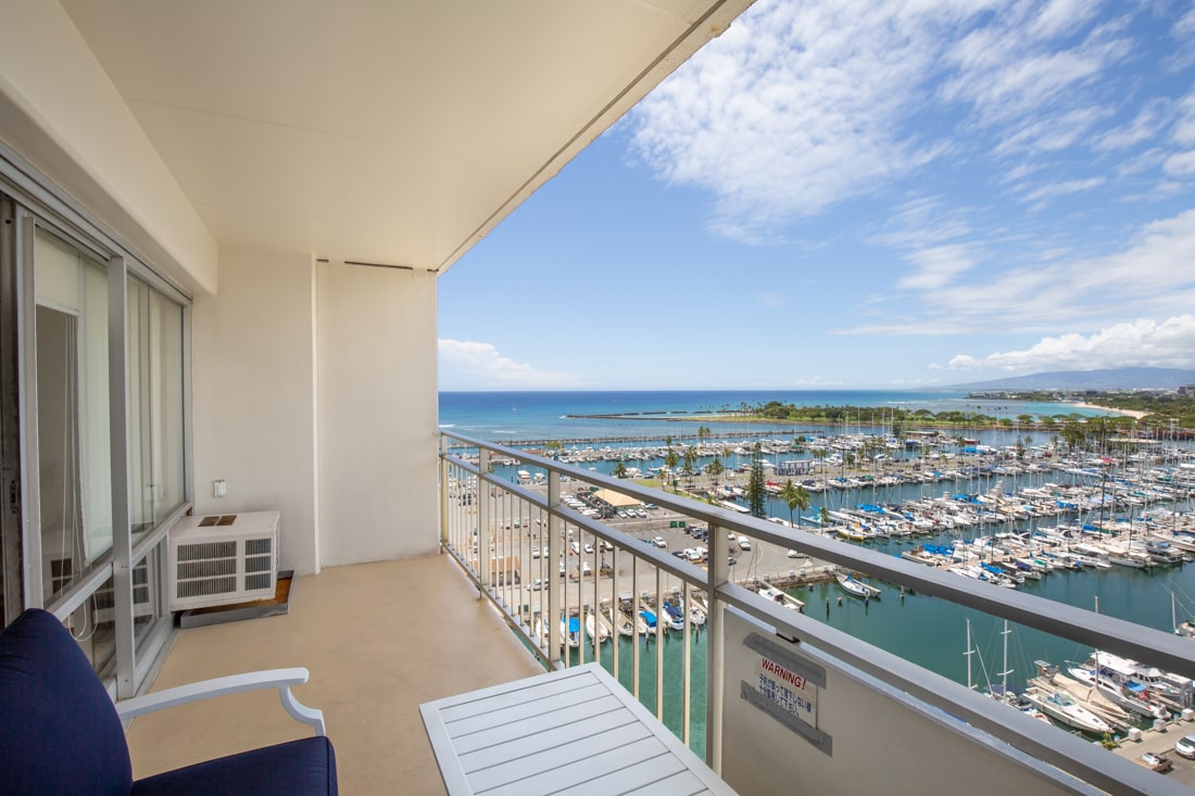 Lani view of Harbor and ocean - 1777 Ala Moana Blvd