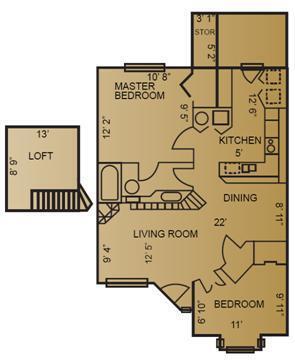 Building Photo - Two Bedroom Apartment with Living Area Loft Available!