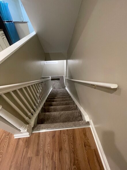 Stairs to basement - 1127 S Carey St