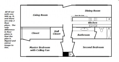 2BR/1BA - French Quarter Apartments
