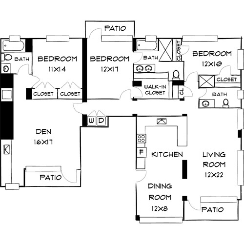 Floorplan - Southgate Towers