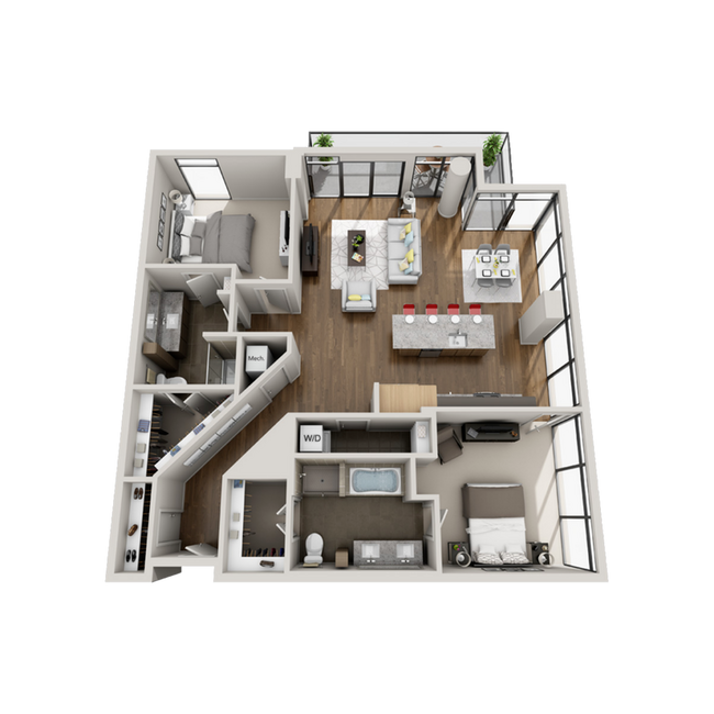 B7 floor plan - Hayworth