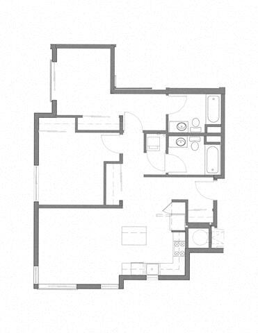 Floorplan - The Blake Apartments