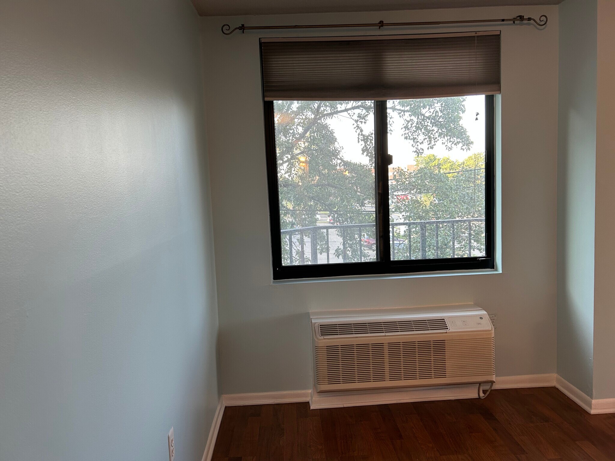 Second bedroom window and new energy efficient GE heat/ac unit - 115 Polifly Rd