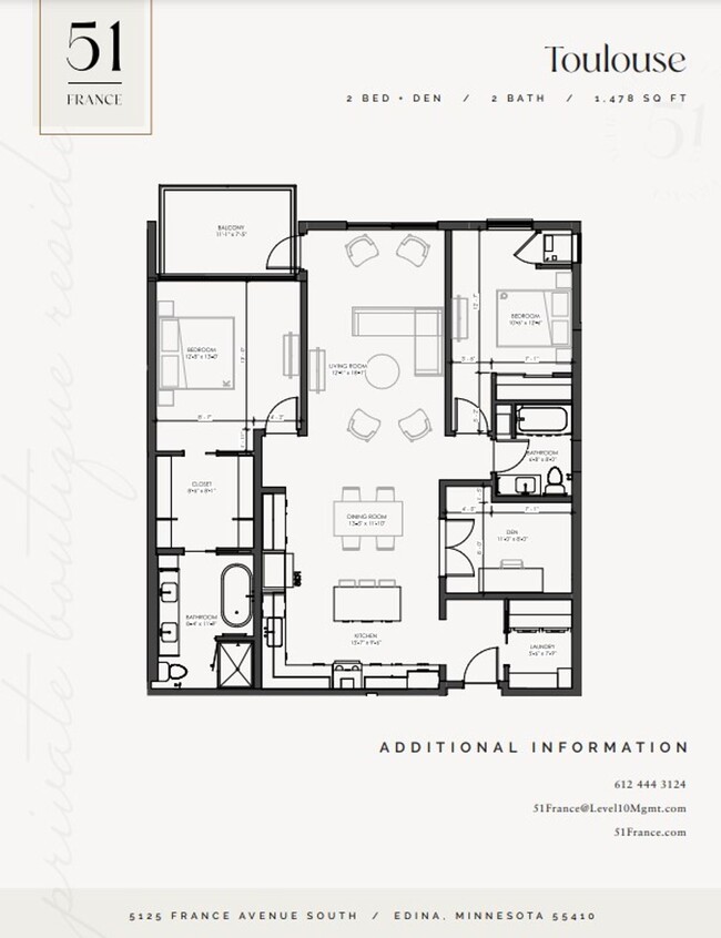 Floorplan - 51 France | Boutique Living