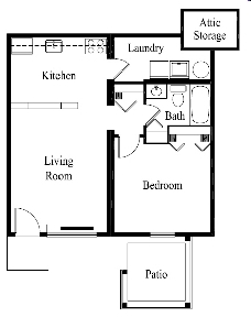 1BR/1BA - Camden Way Apartments