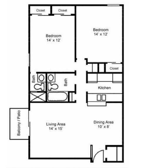 2BR/2BA - Asbury Arms