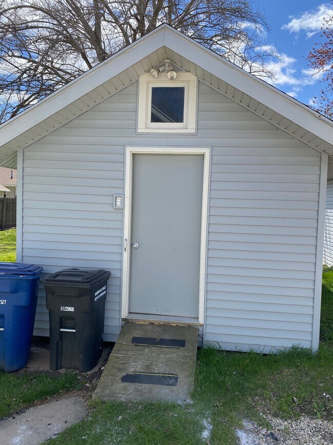 Shed with security door - 167 W 23rd Ave