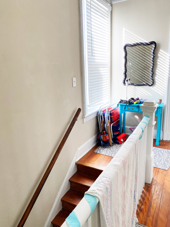 Stairwell leading to Calhoun Street Entrance - 206 Calhoun St