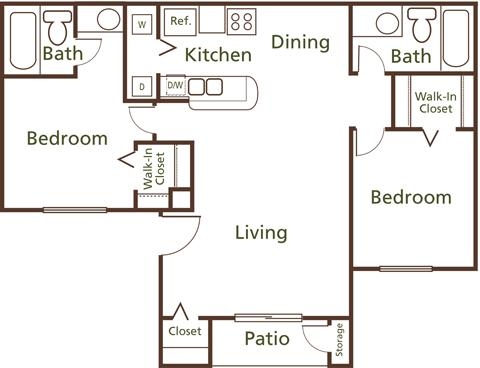 2BR/2BA - Sterling Summerland