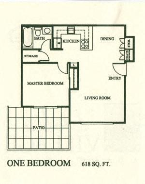 Floorplan - Delta Village Apartments