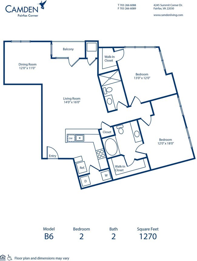 Floorplan - Camden Fairfax Corner
