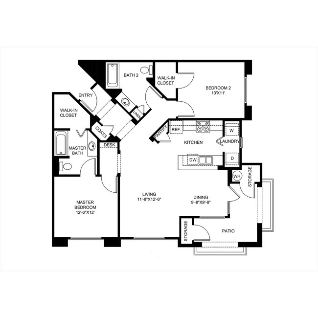 Floorplan - The Grove Apartments