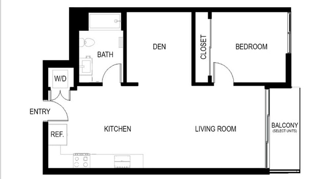 Floorplan - Uptown Lofts Apartments