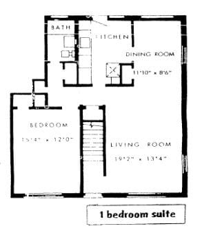 Floorplan - Daycroft Apartments/Hamilton Gardens