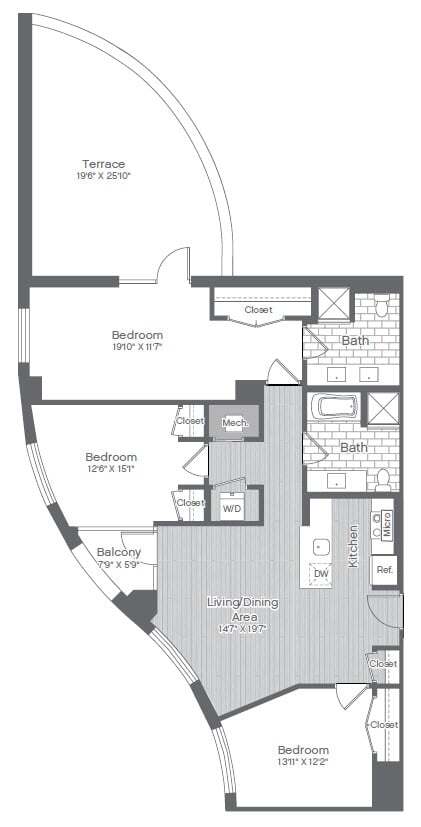 Floorplan - The Beacon Clarendon