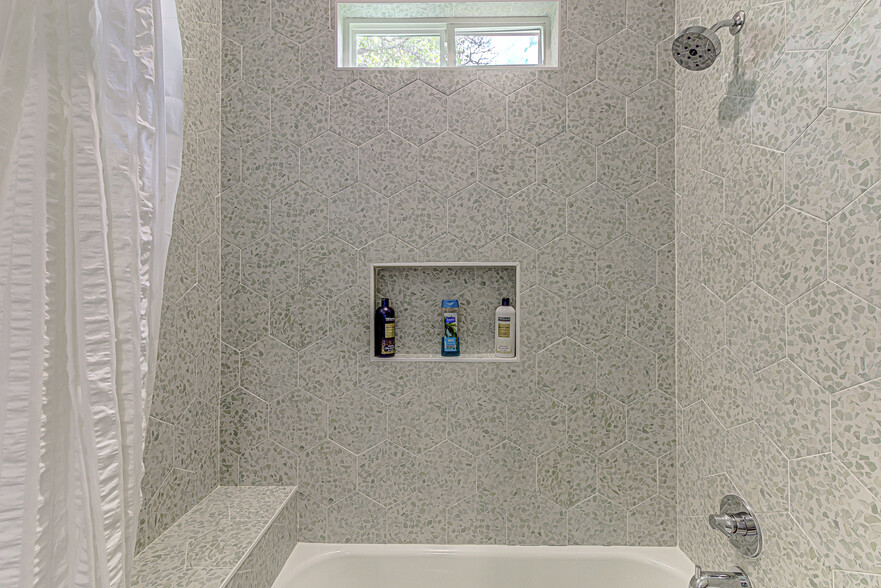 Upstairs guest shower - 707 N Shorewood Dr