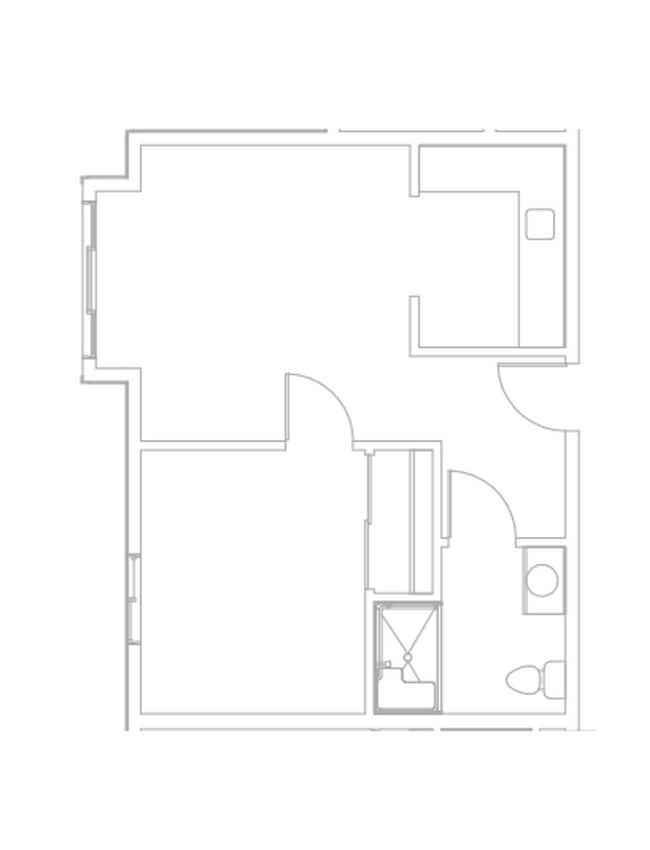 Floorplan - Crossroads Garden Apartments