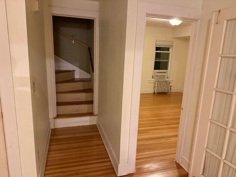 Stairway and Bedroom 1 Entry Door from Living Room - 274 Prospect St