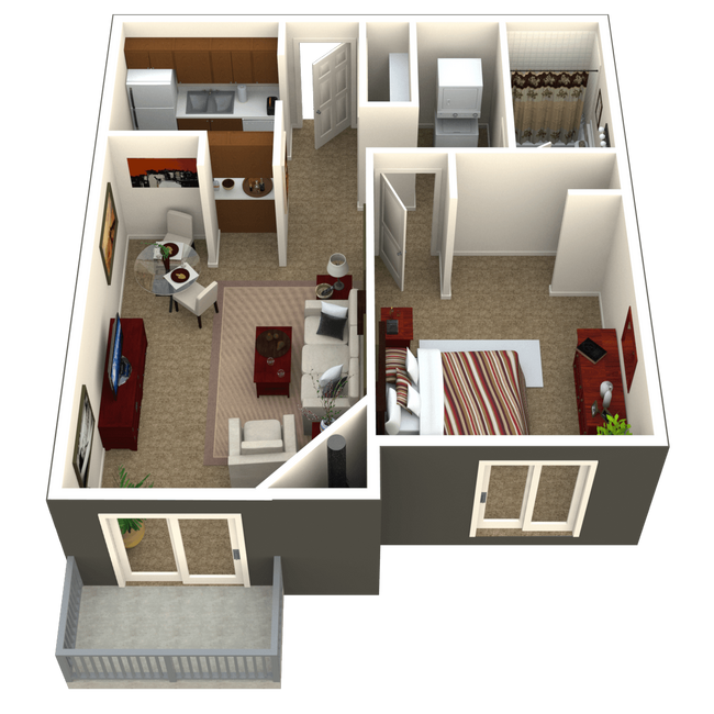 Floorplan - Eagles Landing Apartments