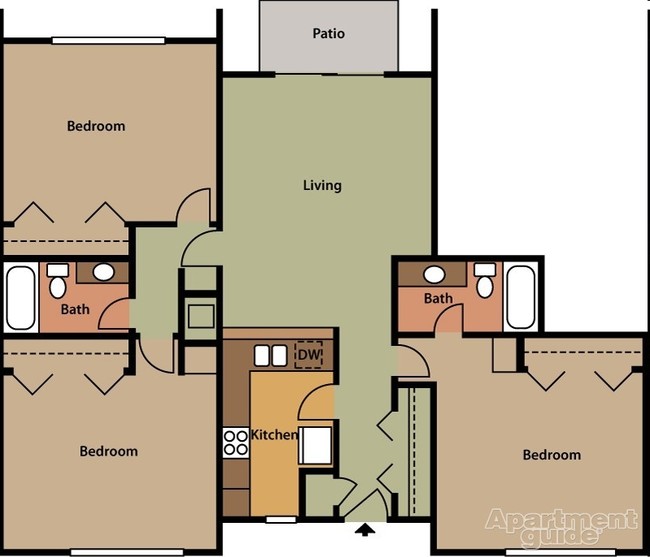 3BR/2BA - Wilbur Oaks Apartments