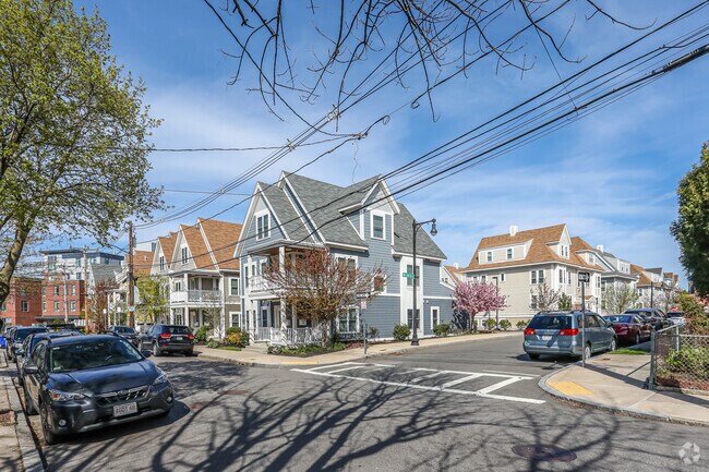 101-107 Litchfield St ground context - Town Homes at Brighton Mills