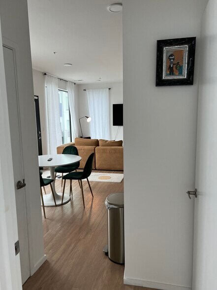 Living area from bedroom - 806 Olympic St