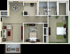 2BR/2BA - Avistele at Andalusia