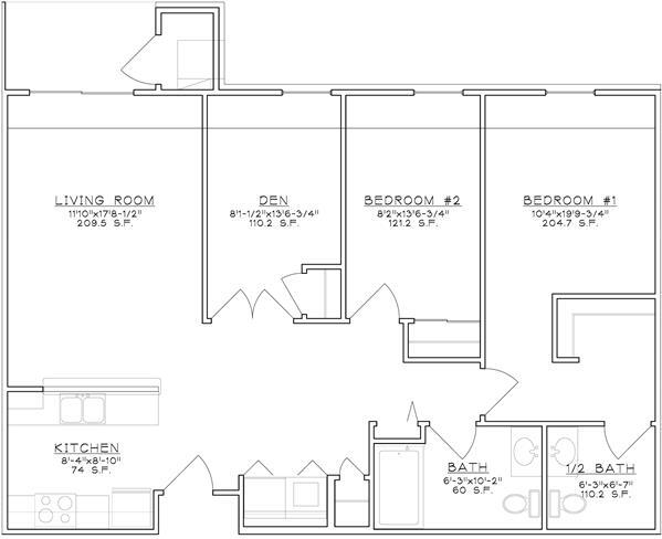 Floorplan - Meridian Greene I