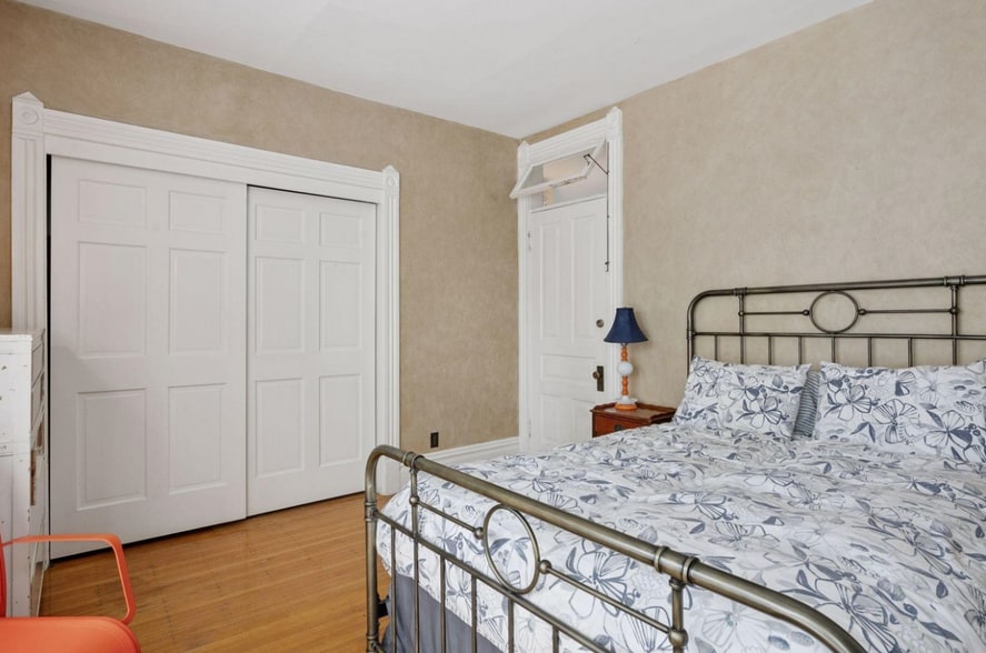 Bedroom. Plenty of space to accommodate a king bed, plus dresser, small desk, walking pad, etc. - 2601 Portland Ave