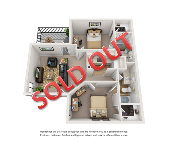 UHeights 2x2 The Parkway - SOLD OUT - Campus Crossings at University Heights