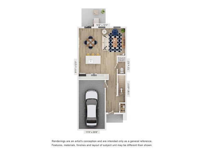 Floorplan - Hamlet at Avalon Park - Homes and Townhomes for Rent